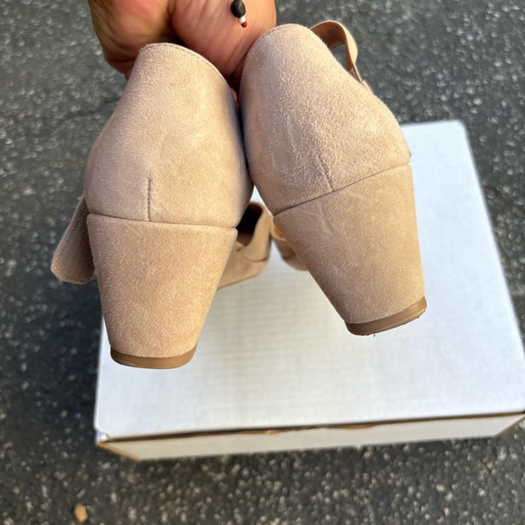 gentle souls Beige Suede Ankle-Strap Espadrilles - Picture 3 of 4